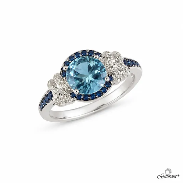 Anello Aurora Celeste in Argento 925 Rodiato