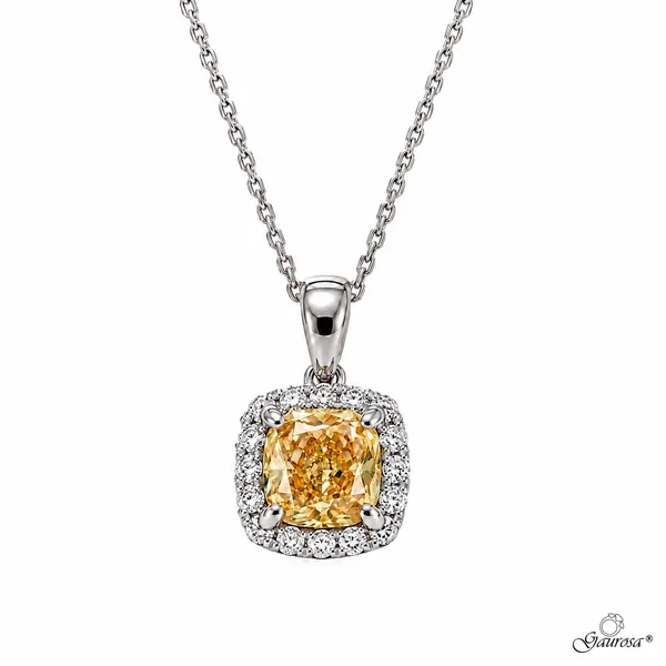 Collana Golden Light in Argento Rodiato 925 con Zirconi