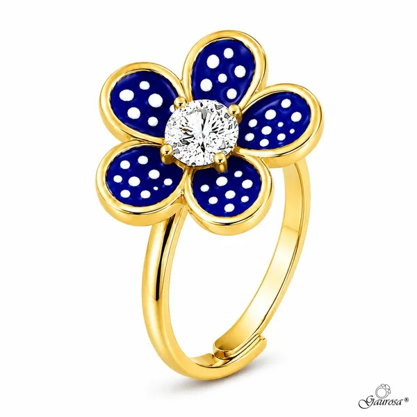 Anello BiancoSpino Smaltato