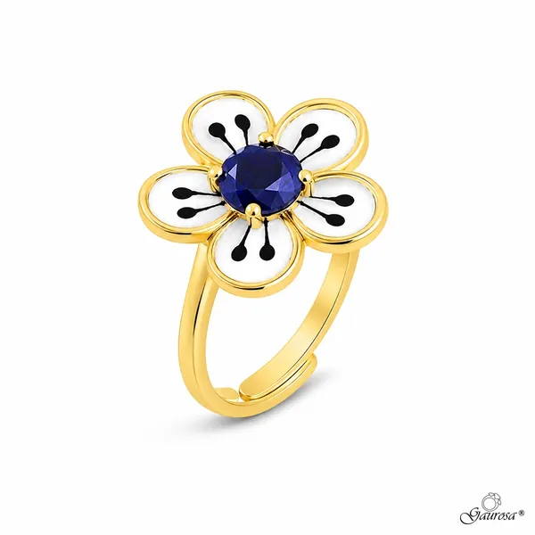 Anello BiancoSpino Smaltato