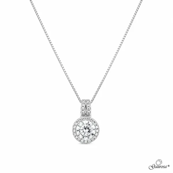 Collana Punto Luce con Pendente Tondo