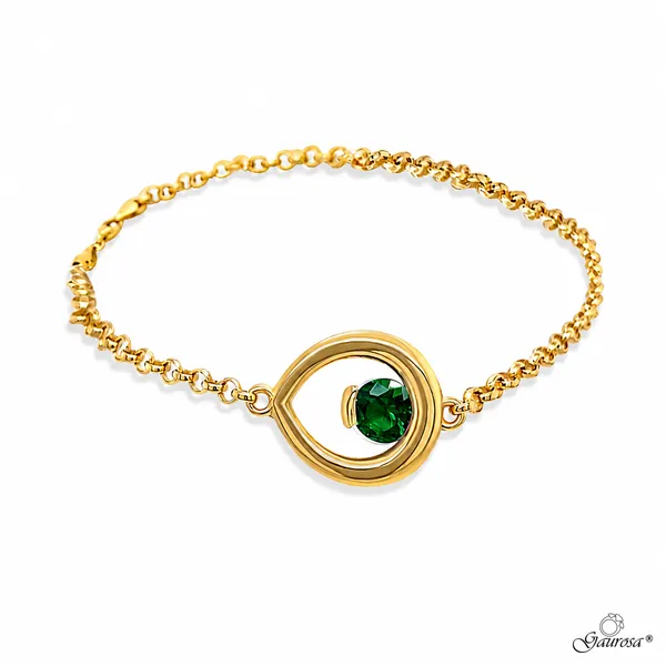 Bracciale Goccia Verde