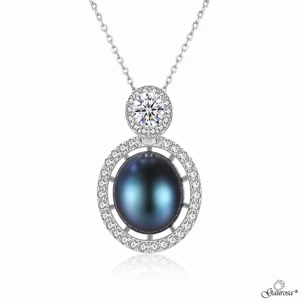 Collana Eclissi di Perla Nera