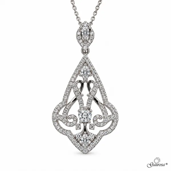 Collana Arabesque Zirconi