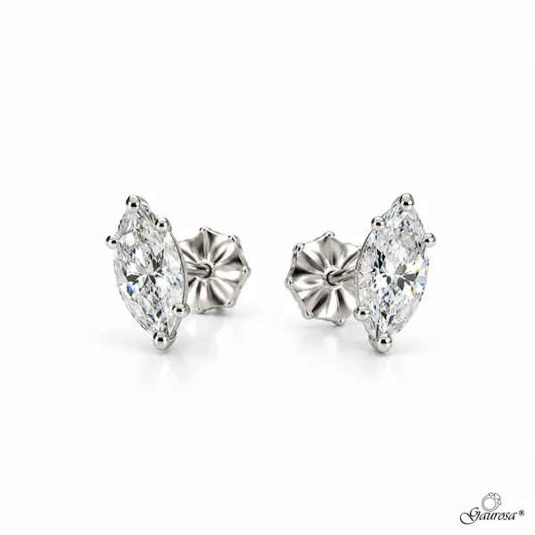 Orecchini Moissanite Marquise