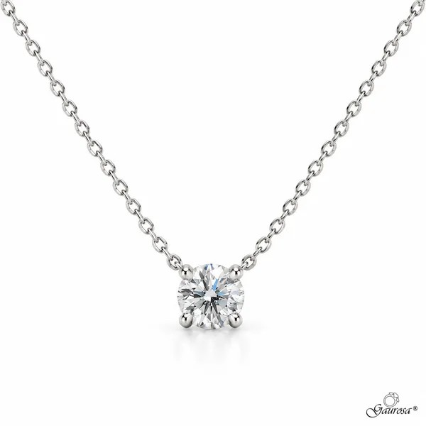 Collana Moissanite Punto Luce